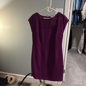 Elegant Purple Women's Dress